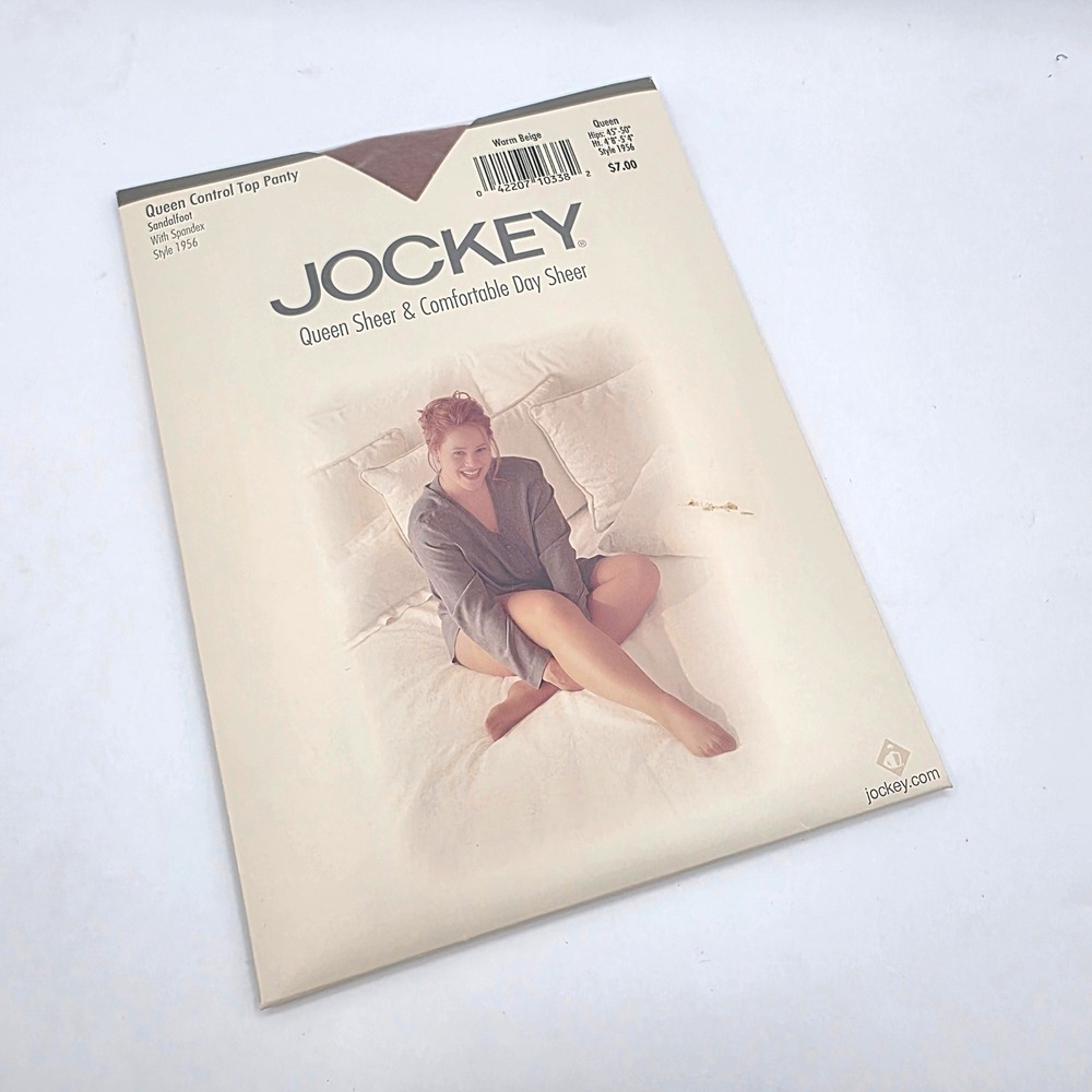 Jockey Queen Sheer & Comfortable Day Sheer Pantyhose Warm Beige Style 1956